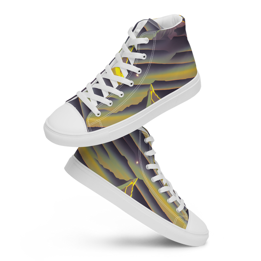 Women's High Top Canvas Shoes - Surreal Summit