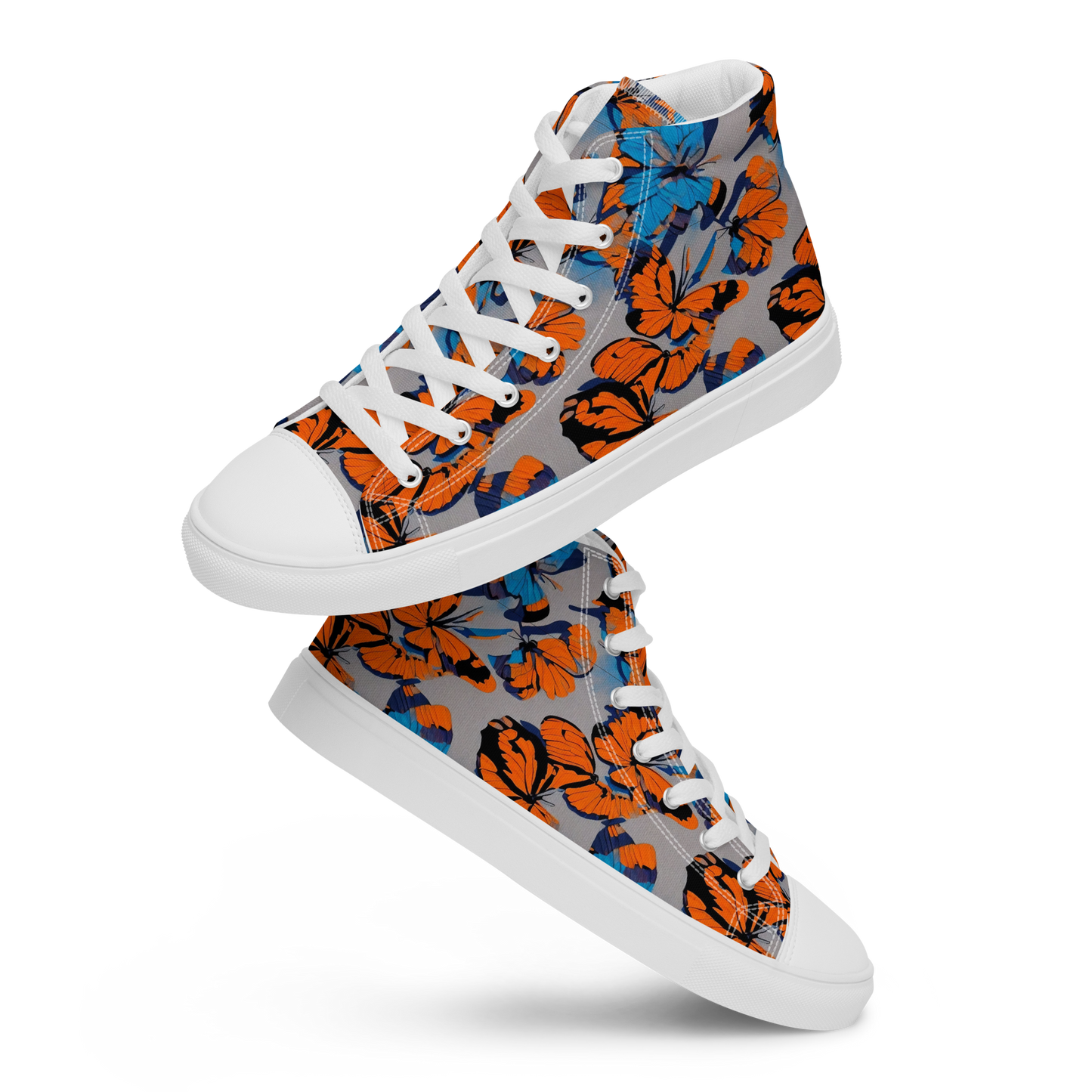 Women's High Top Canvas Shoes - Flutter Wave