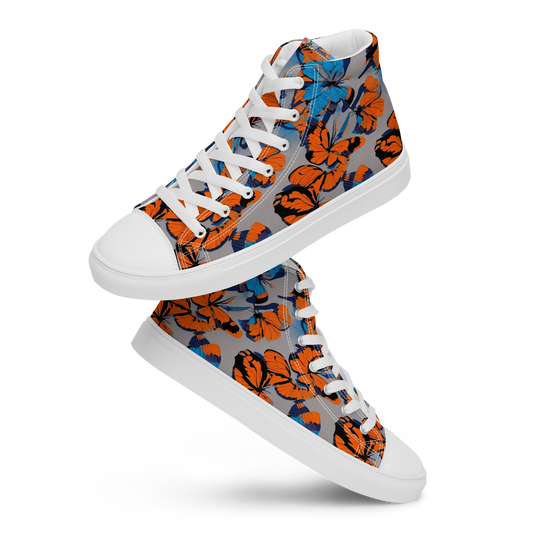 Women's High Top Canvas Shoes - Flutter Wave