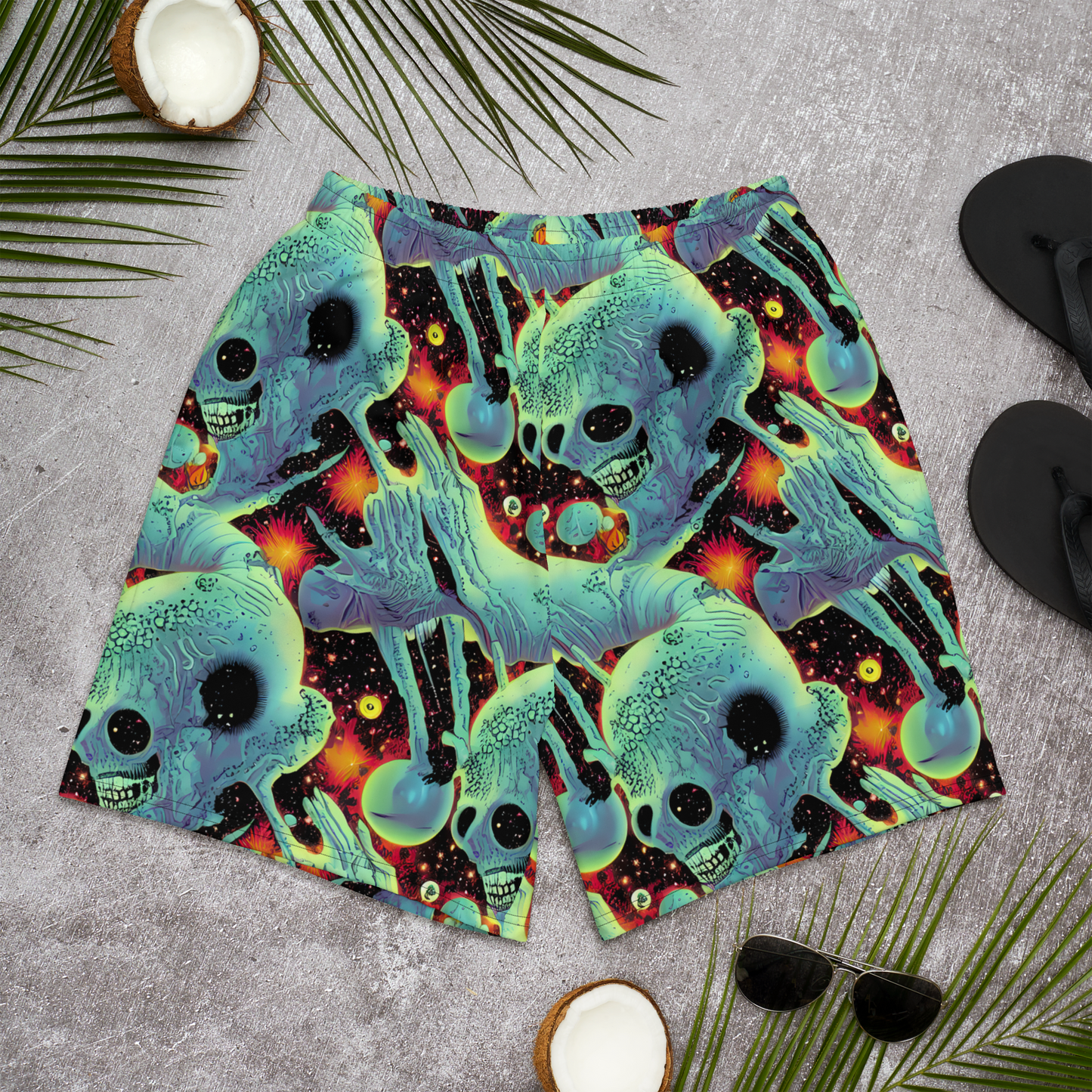 Men's Athletic Shorts - Galactic Grotesque