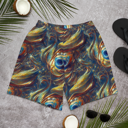 Men's Athletic Shorts - Celestial Vortex