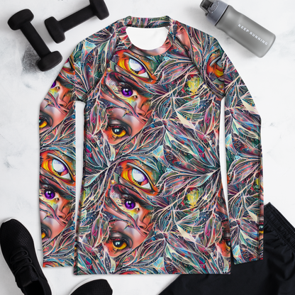 Women's Rash Guard - Prismatic Reverie