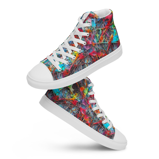 Women's High Top Canvas Shoes - Junkyard Jewel