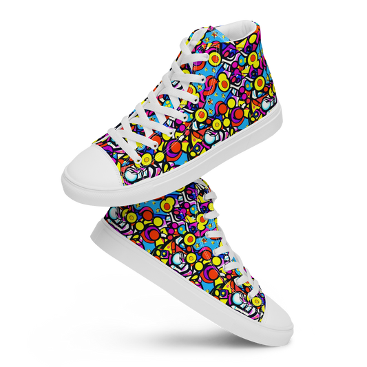 Women's High Top Canvas Shoes - Stellar Circus