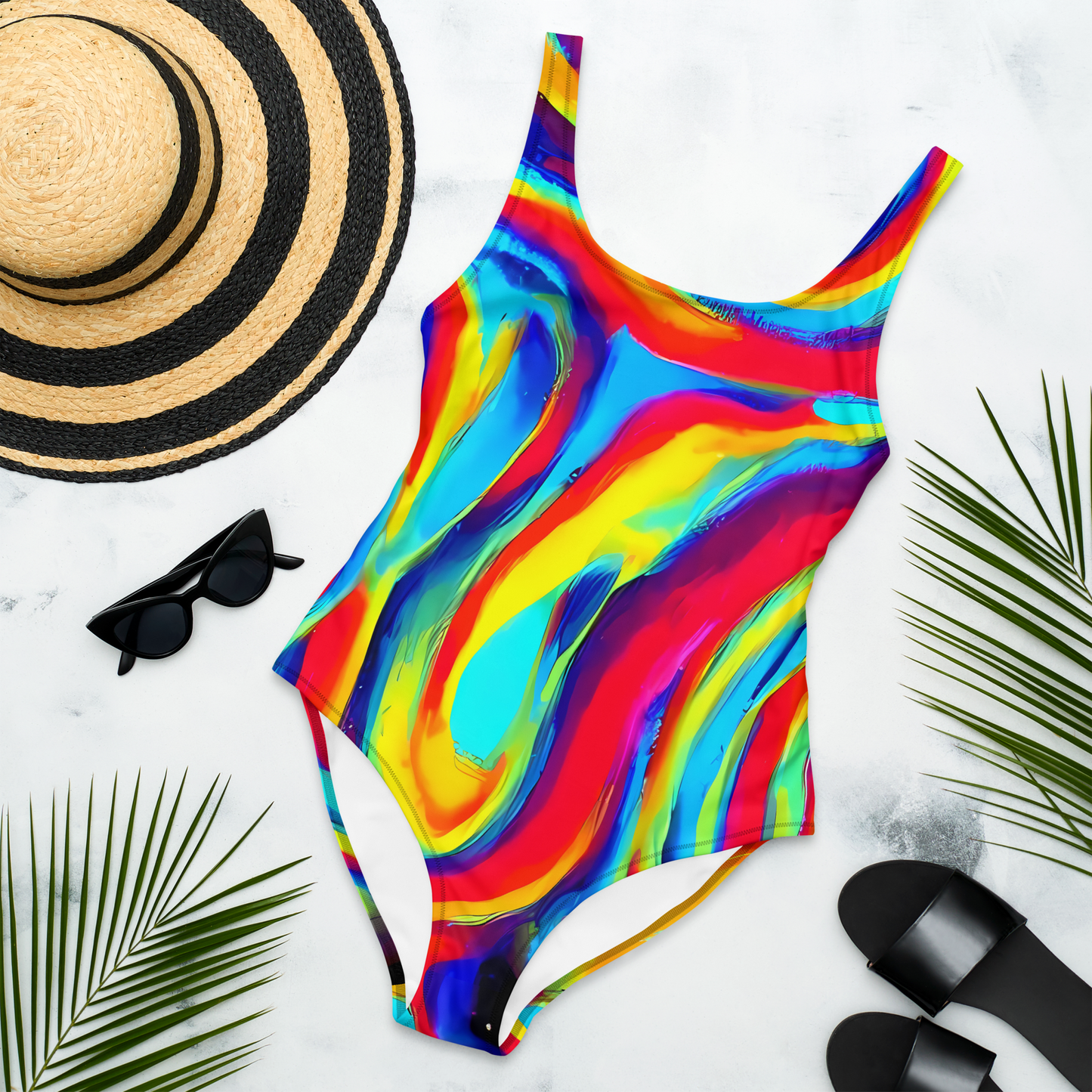 One-Piece Swimsuit - Stael Swirls