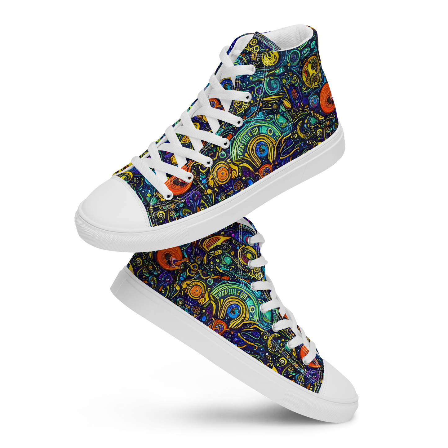 Men's High Top Canvas Shoes - Vasnetsov Vortex