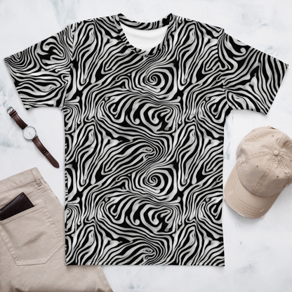 Men's Crew Neck T-Shirt - Warped Cosmos