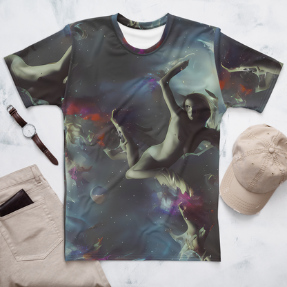 Men's Crew Neck T-Shirt - Cosmic Dancer