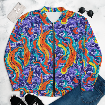 Bomber Jacket - Galactic Waves