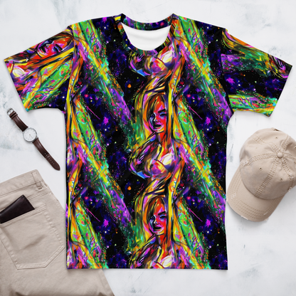 Men's Crew Neck T-Shirt - Galactic Flamenco