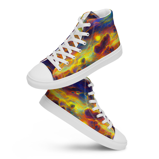 Women's High Top Canvas Shoes - Averin's Nebula