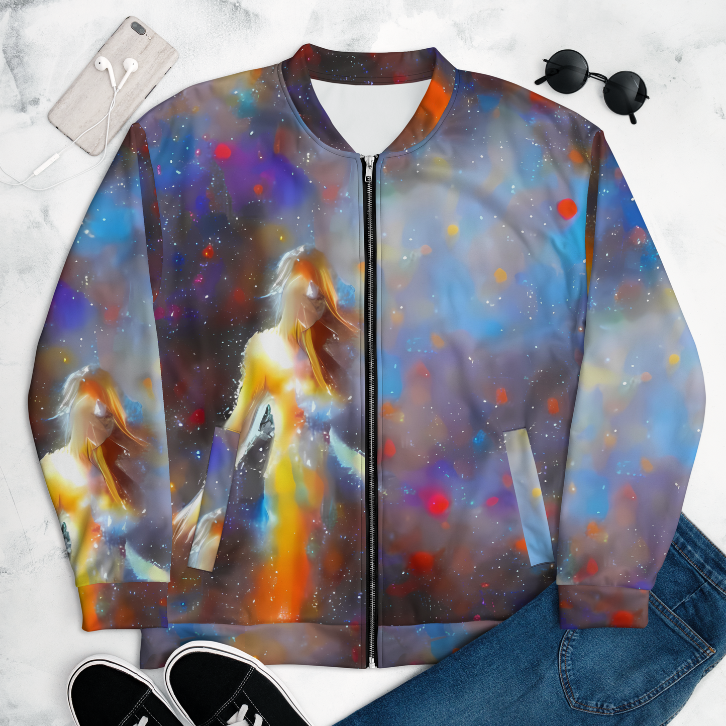 Bomber Jacket - Impressionist Drift