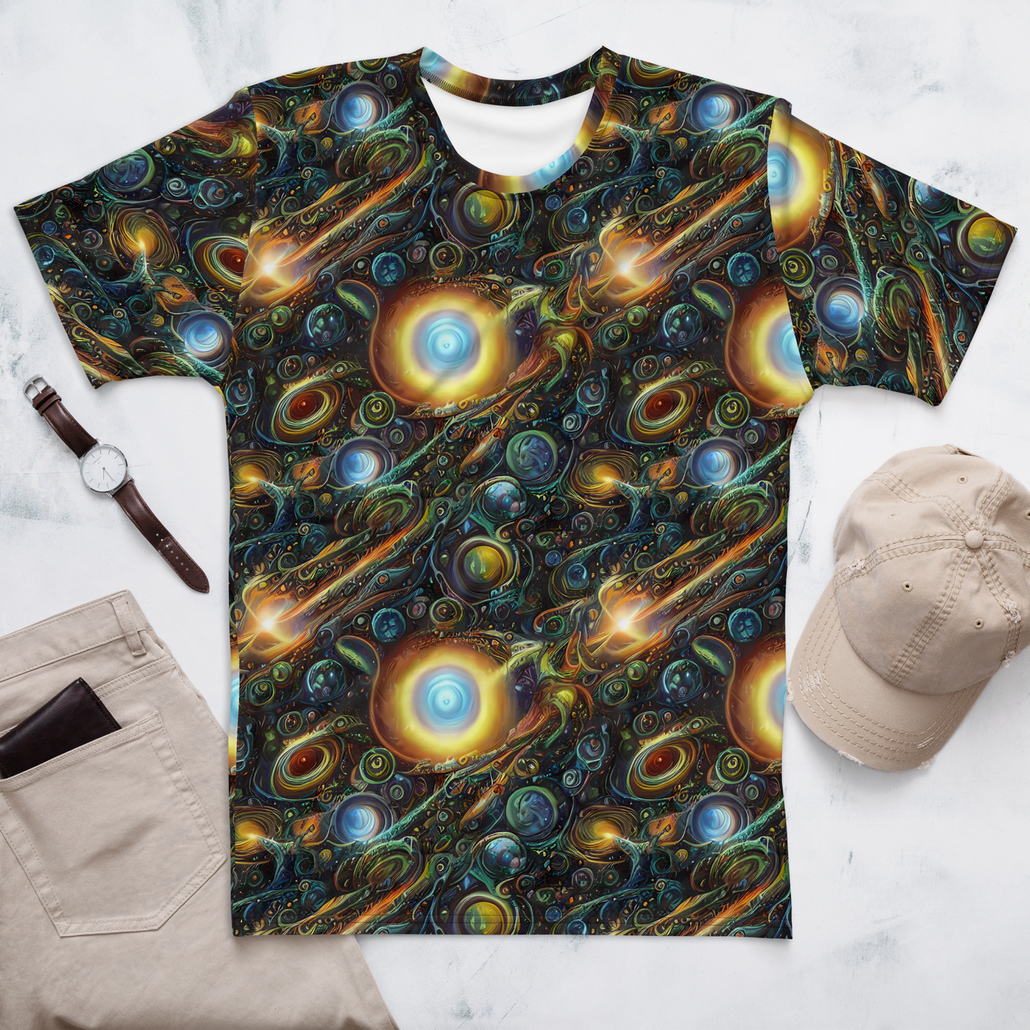 Men's Crew Neck T-Shirt - Ferez Vortex