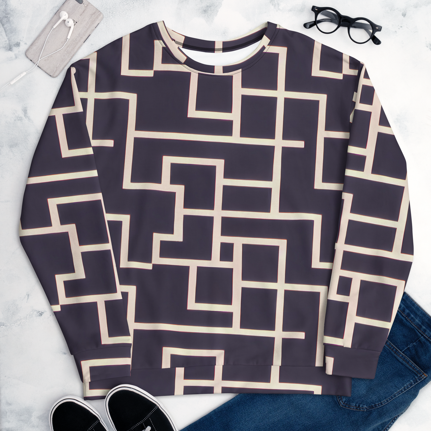 Sweatshirt - Gilded Gridlock