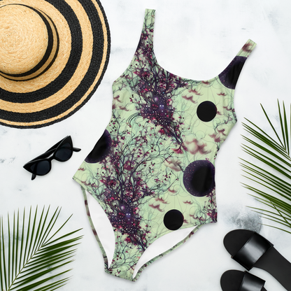 One-Piece Swimsuit - Celestial Bloom