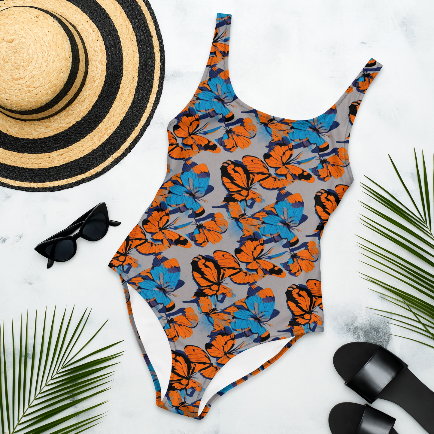 One-Piece Swimsuit - Flutter Wave