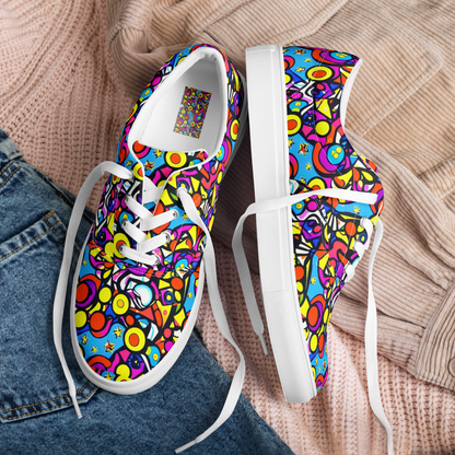 Men's Lace-Up Canvas Shoes - Stellar Circus