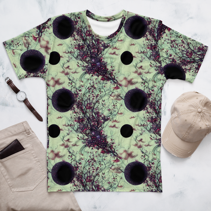 Men's Crew Neck T-Shirt - Celestial Bloom