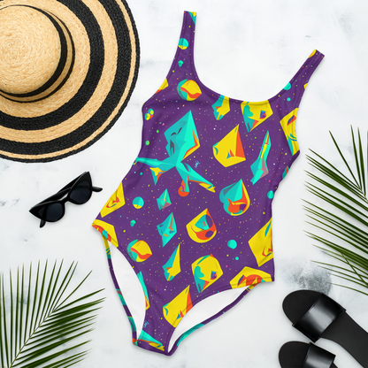 One-Piece Swimsuit - Cascading Prism