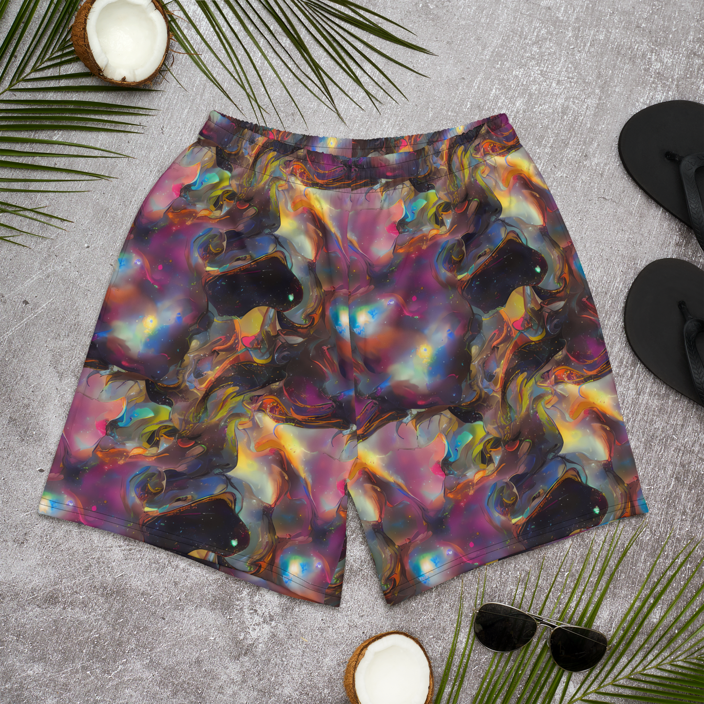 Men's Athletic Shorts - Cosmic Fusion