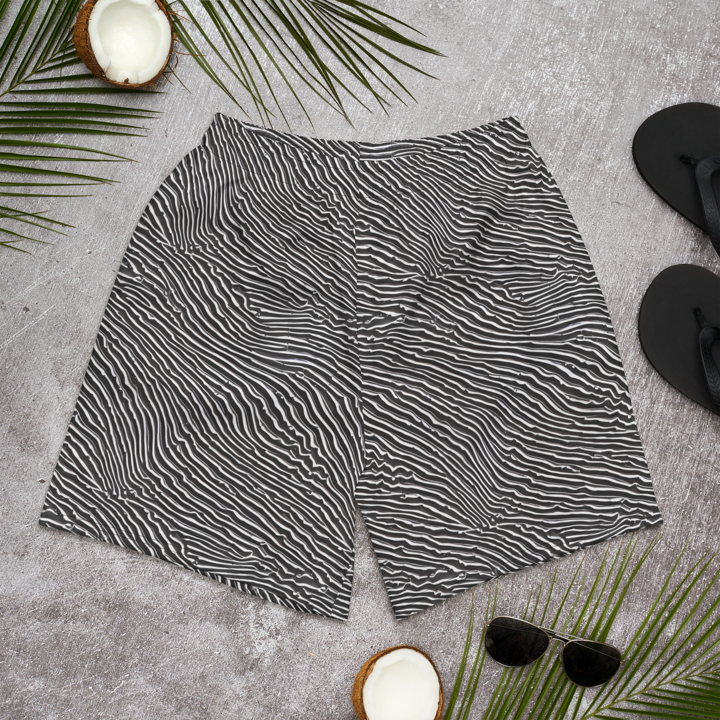 Men's Athletic Shorts - Hypnotic Waves
