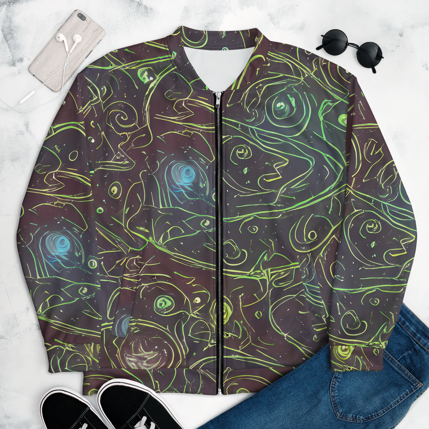 Bomber Jacket - Starfield Scrolls