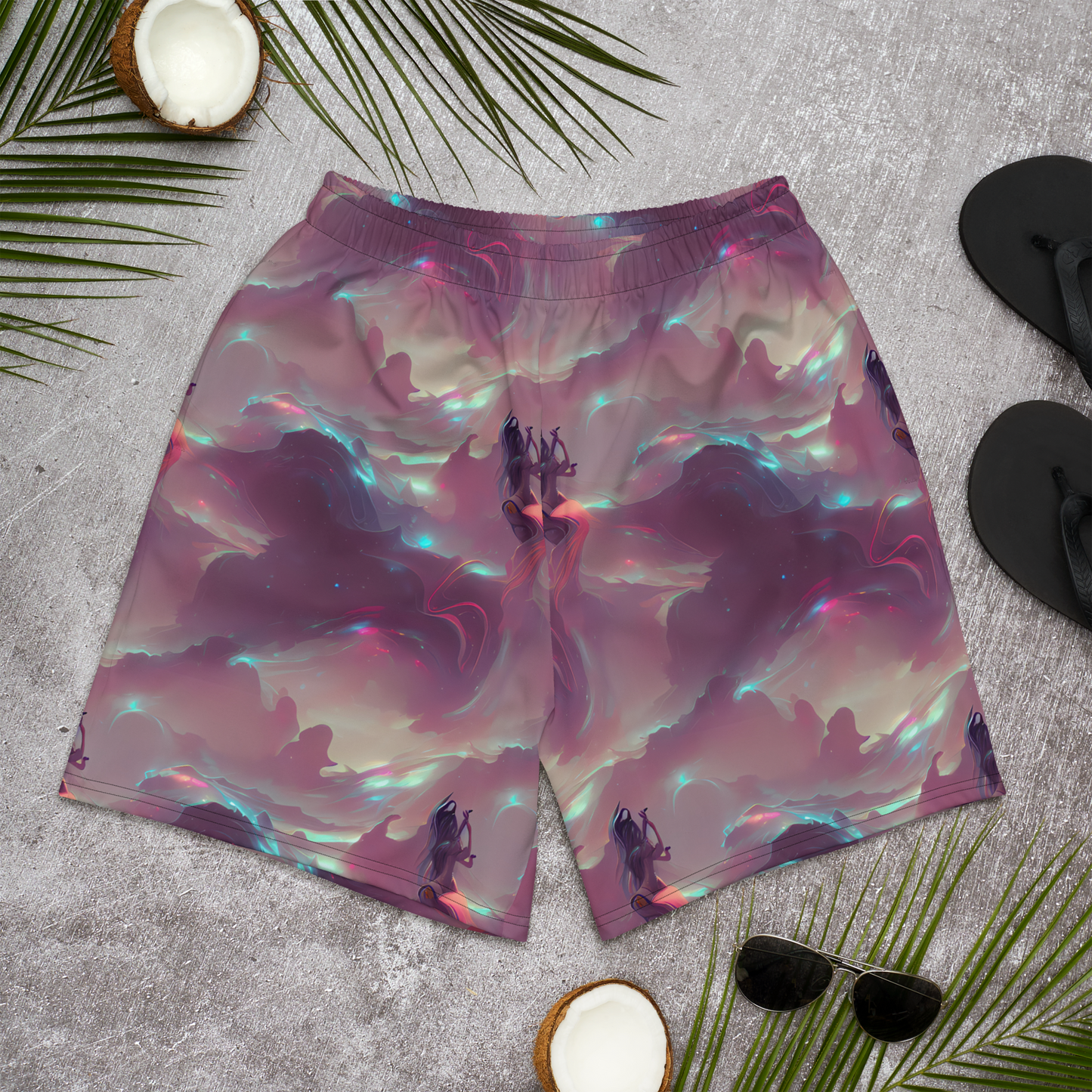 Men's Athletic Shorts - Astral Illusions