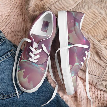 Men's Lace-Up Canvas Shoes - Astral Illusions