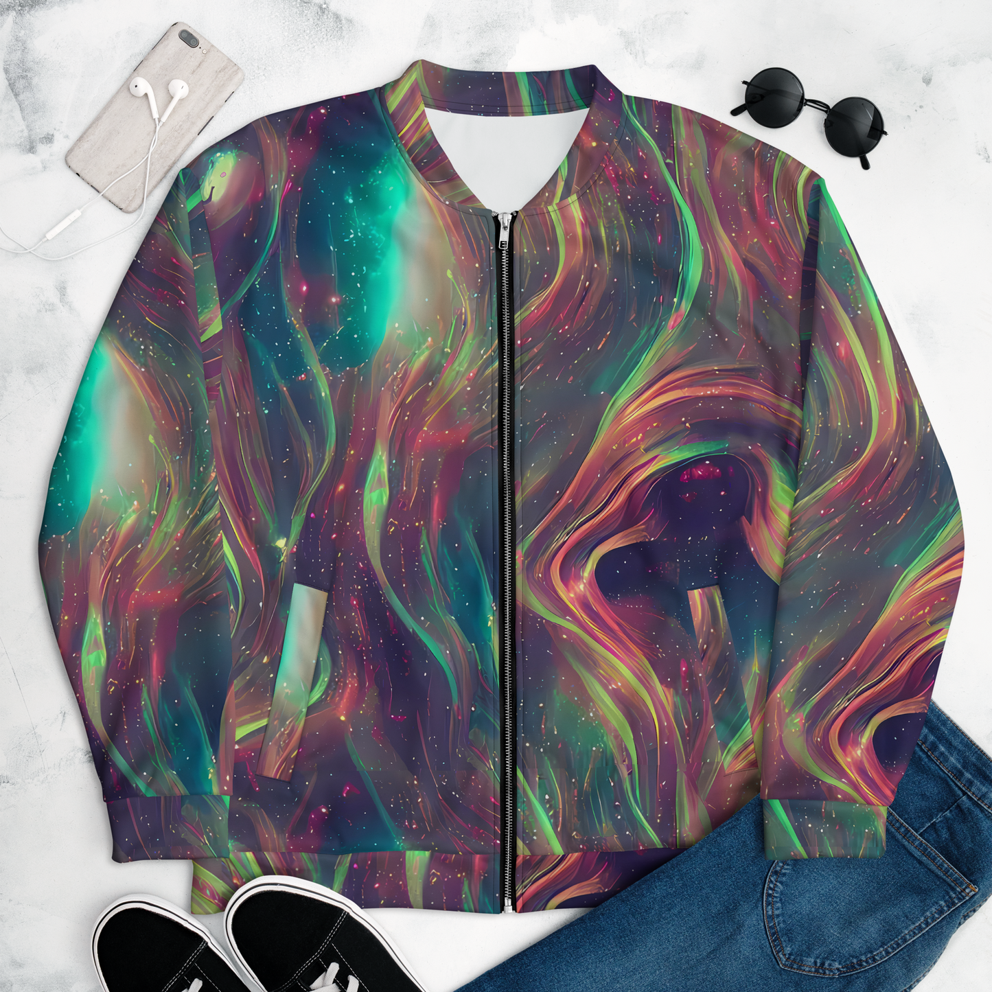 Bomber Jacket - Temple Wave