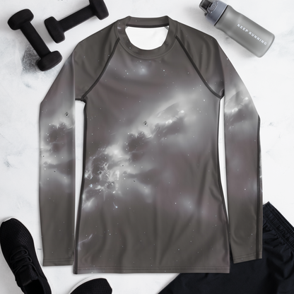 Women's Rash Guard - Silver Nebula