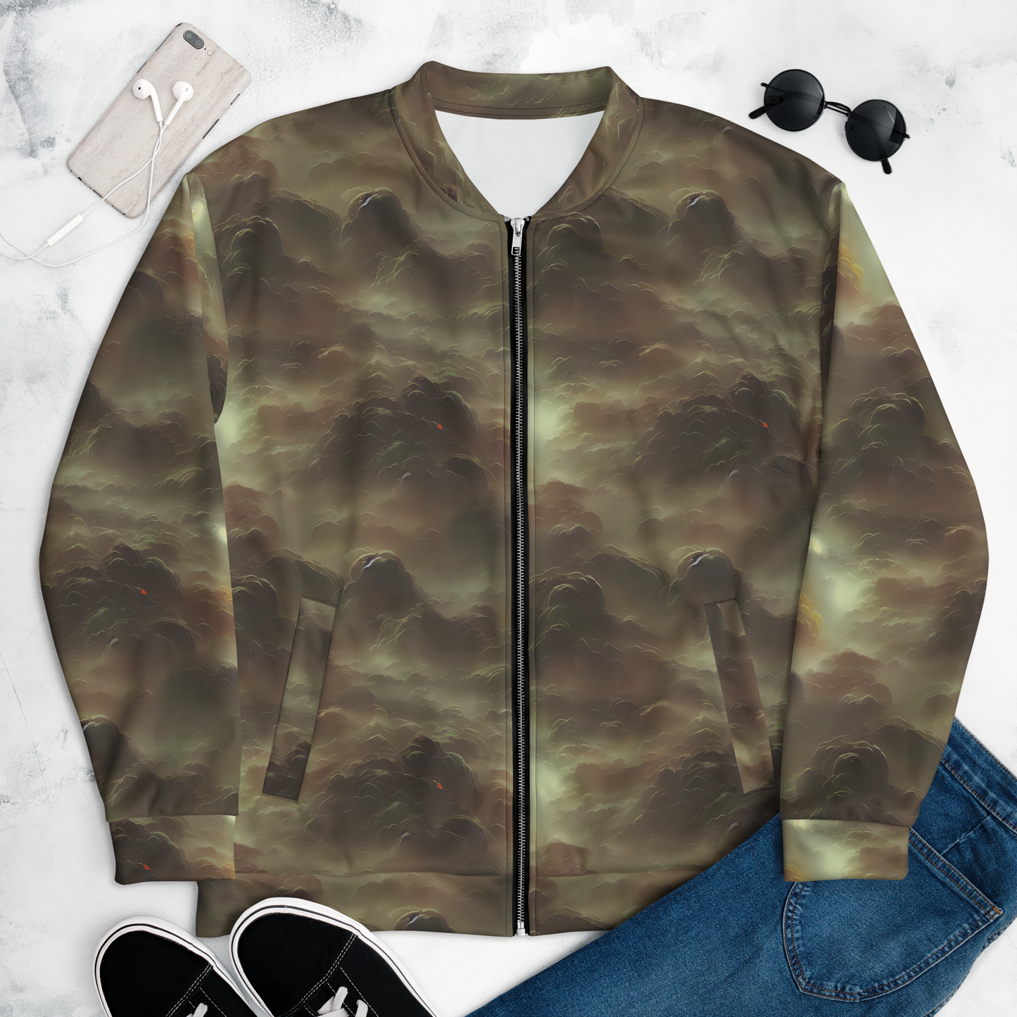 Bomber Jacket - Celestial Dreamscape