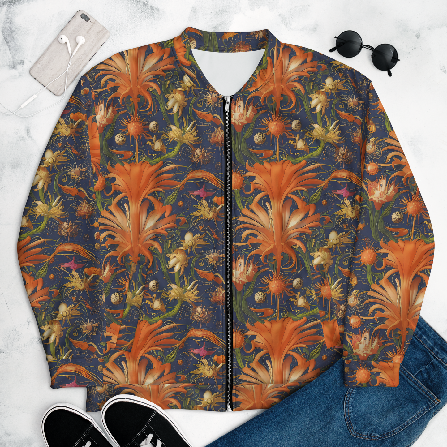 Bomber Jacket - Stellar Blooms