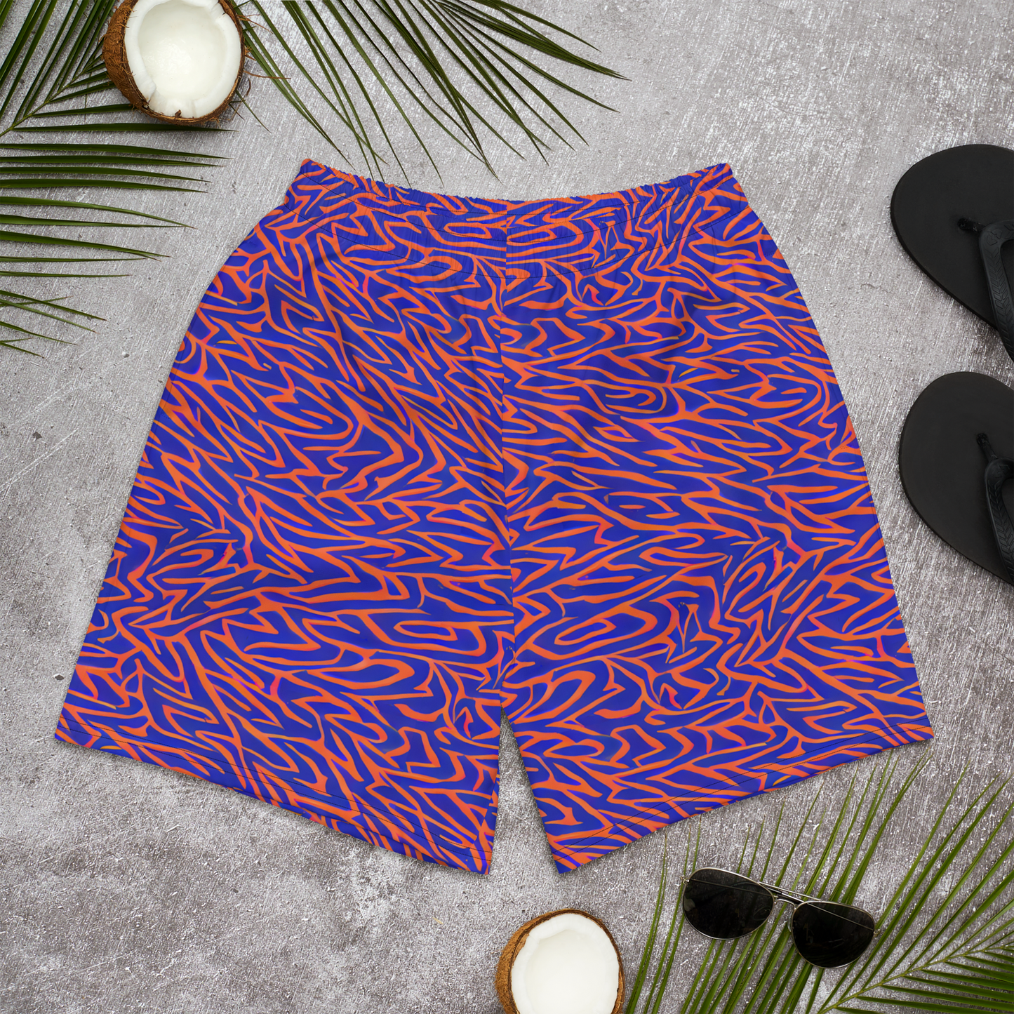 Men's Athletic Shorts - Sapphire Swirl
