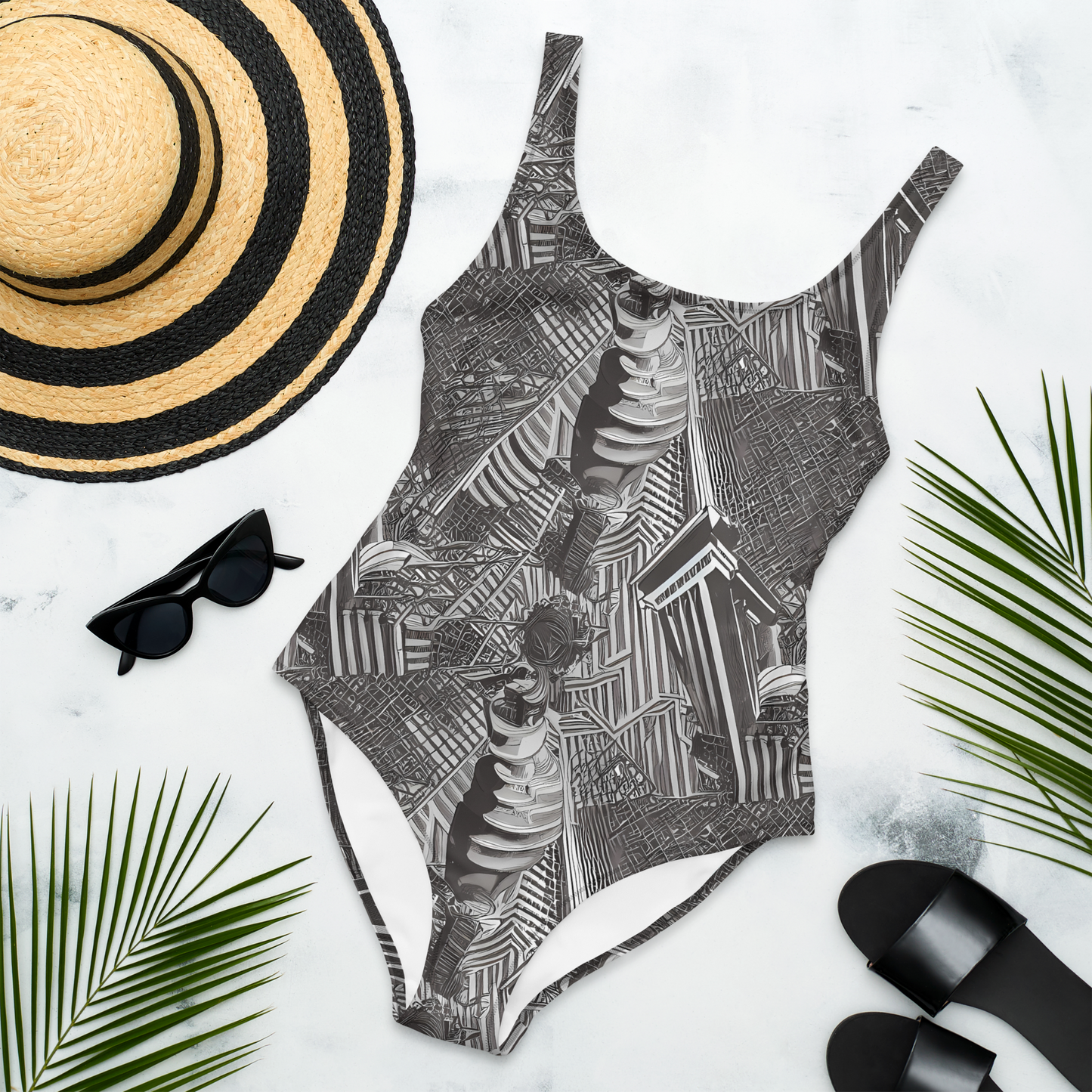 One-Piece Swimsuit - Piranesi's Web