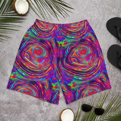 Men's Athletic Shorts - Quantum Spiral