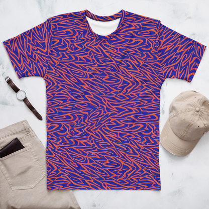 Men's Crew Neck T-Shirt - Sapphire Swirl