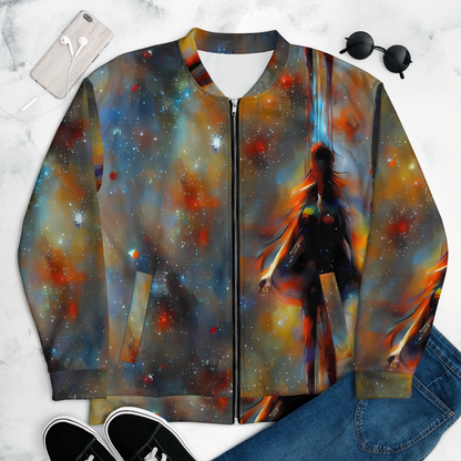 Bomber Jacket - Brush Nebula