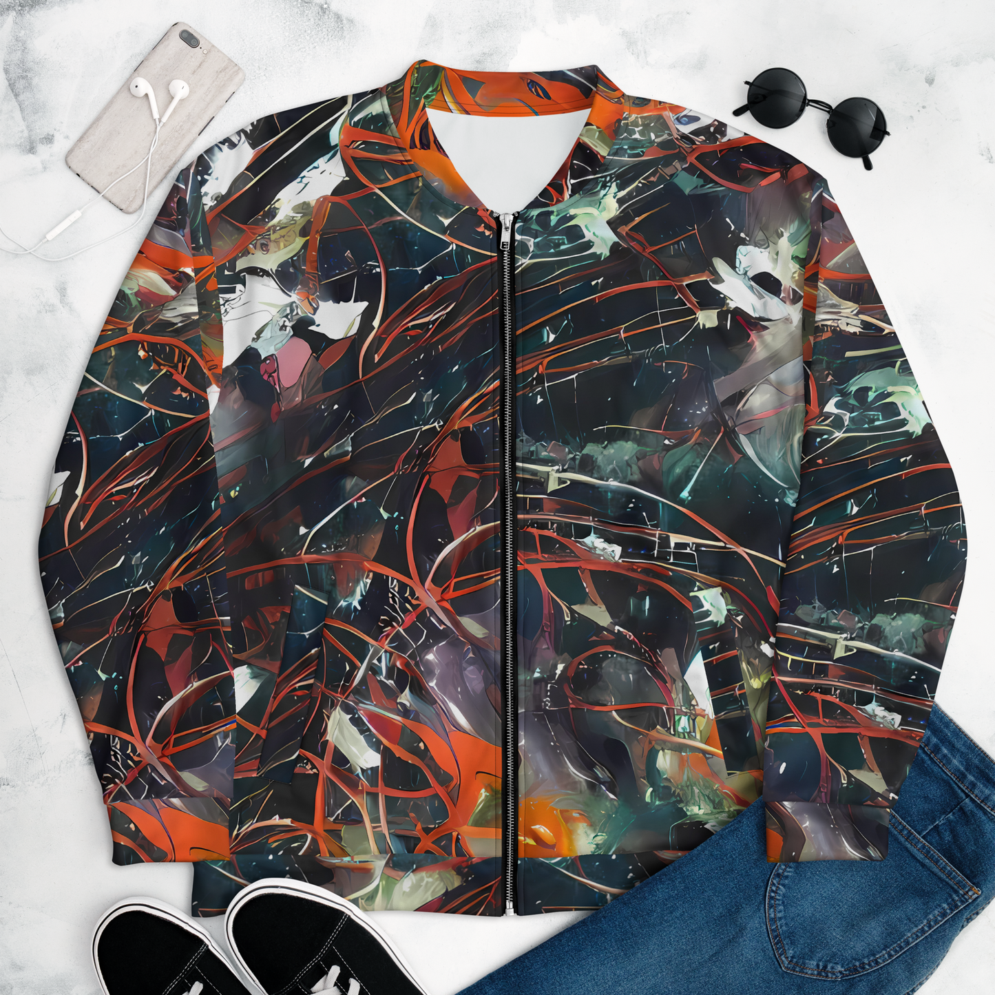 Bomber Jacket - Chaos Canvas