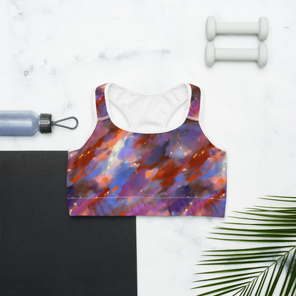 Sports Bra - Celestial Brushstroke