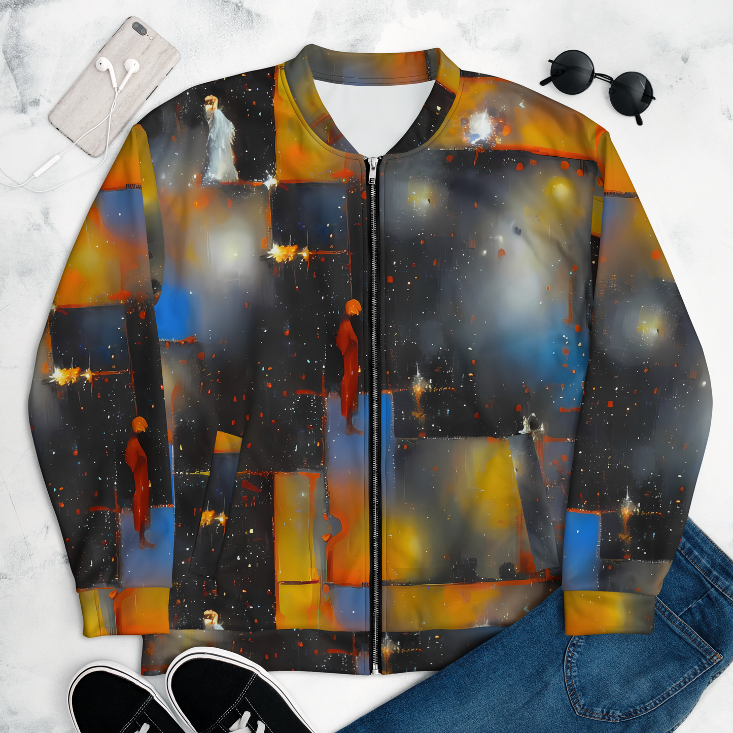 Bomber Jacket - Monet's Matrix