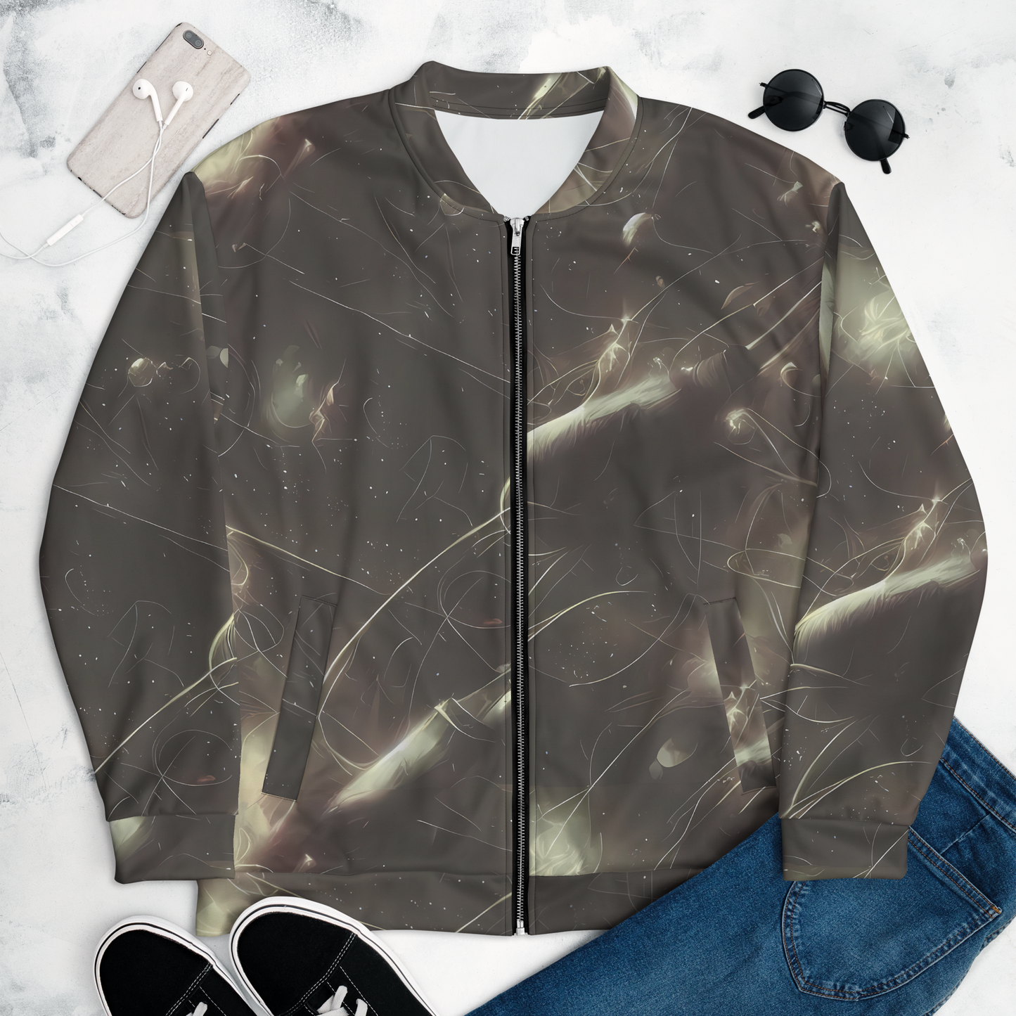 Bomber Jacket - Nebula Veins