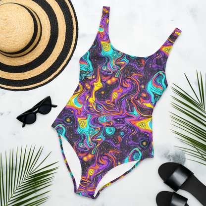 One-Piece Swimsuit - Hutty Nebula