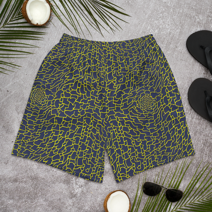 Men's Athletic Shorts - Nightshade Maze