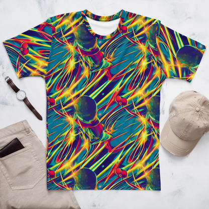 Men's Crew Neck T-Shirt - Cosmic Inferno