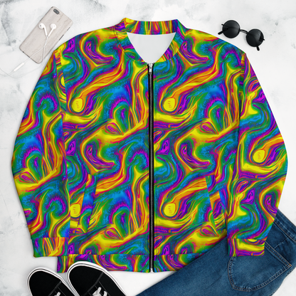 Bomber Jacket - Electric Aurora