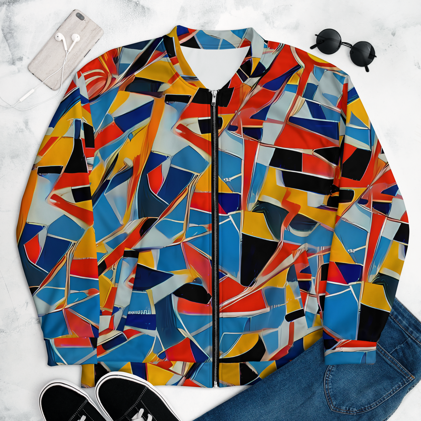 Bomber Jacket - Abstract Mingle