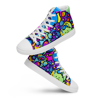 Women's High Top Canvas Shoes - Enchanted Orbs