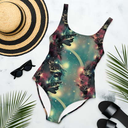 One-Piece Swimsuit - Galactic Serpent