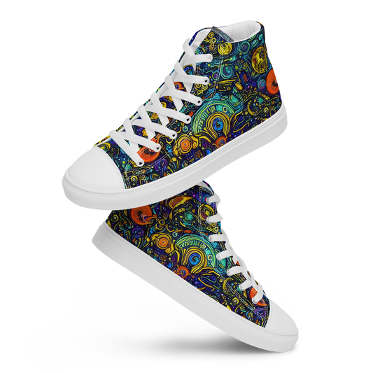 Women's High Top Canvas Shoes - Vasnetsov Vortex