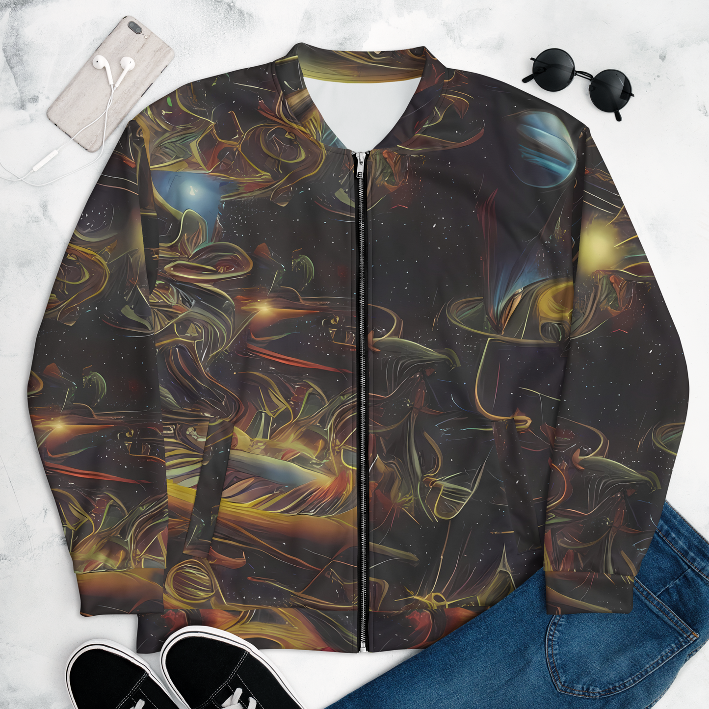 Bomber Jacket - Galactic Swirl